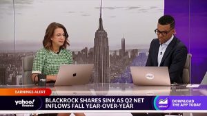 BlackRock stock dips as the company’s Q2 net inflows fall year-over-year