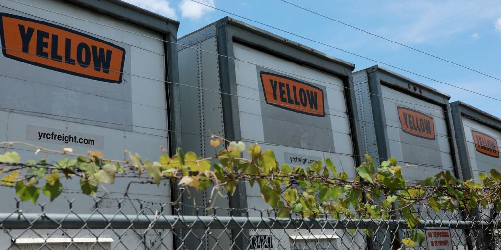 Debt-ridden trucking giant Yellow reportedly shuts down