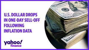 U.S. dollar drops in one-day sell-off following inflation data