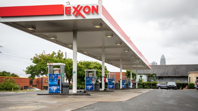 ExxonMobil earnings fell on sinking oil prices