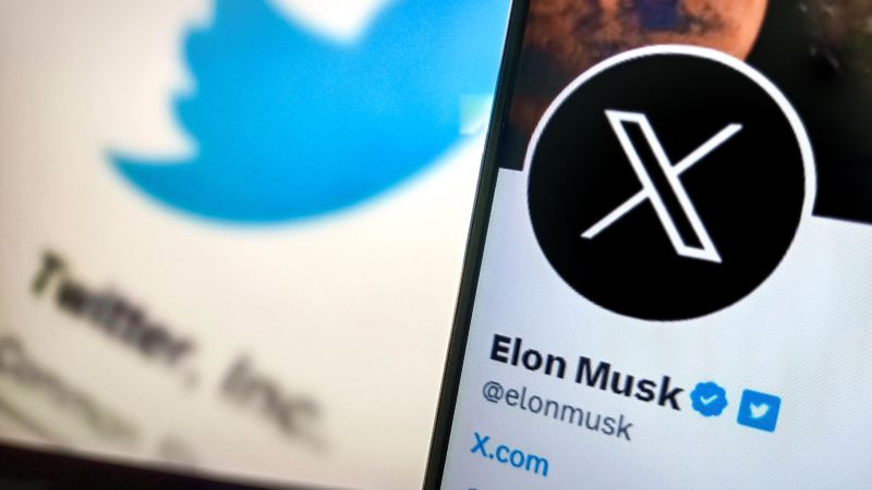 Elon Musk begins process of rebranding Twitter as X