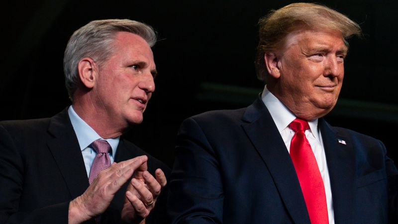 McCarthy again marches to Trump’s tune by invoking Biden impeachment inquiry