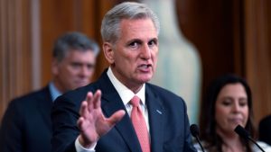 McCarthy deflects questions about new Trump obstruction charges