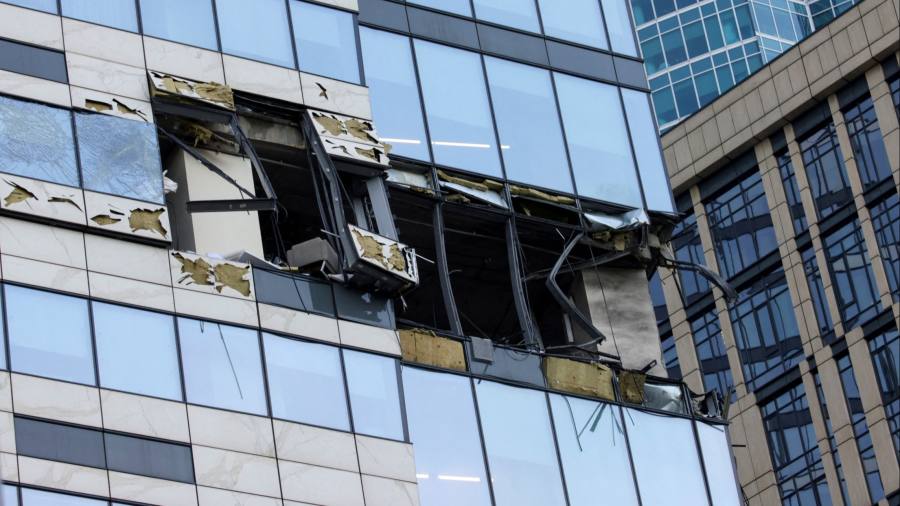 Drones strike towers in Moscow’s business district