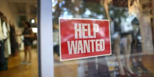 Job openings fall slightly to 9.6 million. U.S. labor market still tight.