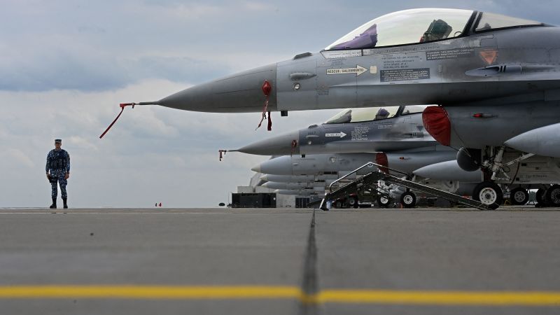 F-16 questions remain as Ukrainian pilots set to start training this month