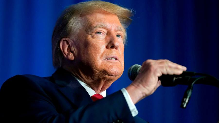 Donald Trump heads to court for first appearance in 2020 US election case