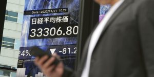 Asian markets mostly higher as China moves to provide low-cost financing to developers