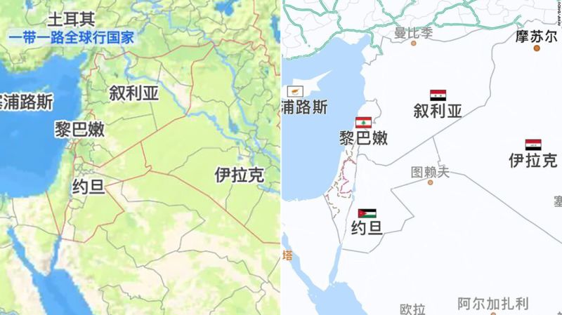 As Gaza conflict rages, online maps from Chinese companies are missing Israel’s name
