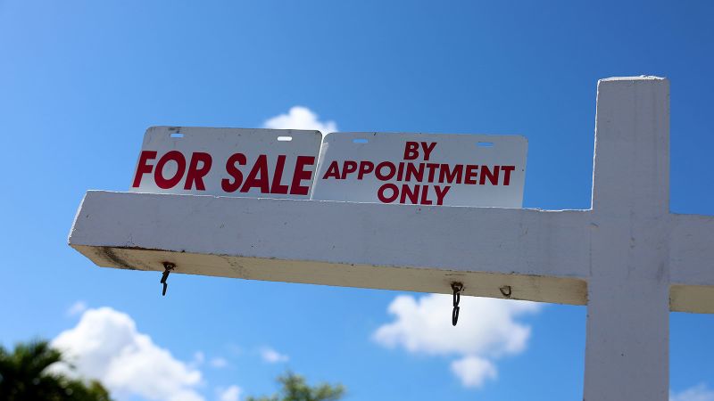 US home sales fell last month because of high mortgage rates, soaring prices and low inventory